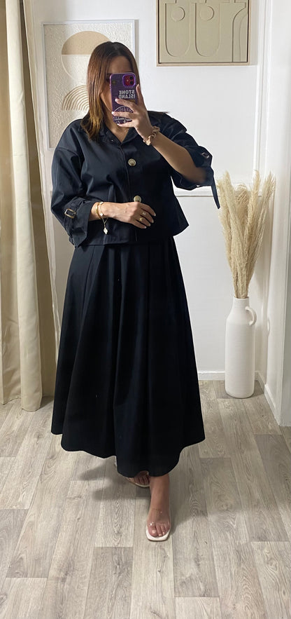 Ensemble jupe longue & Veste trench courte